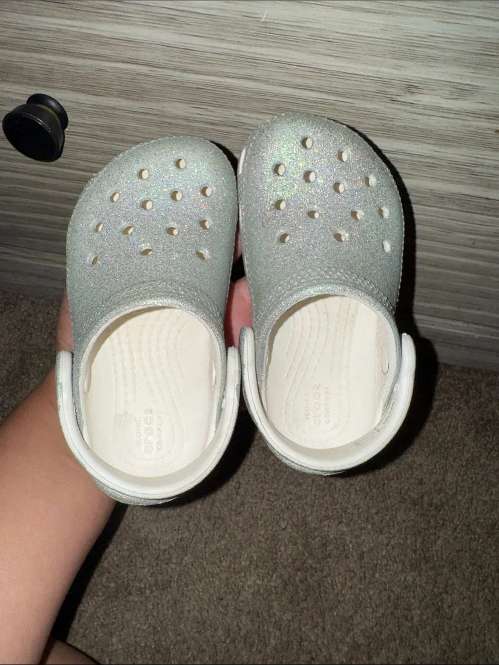 Crocs Kids Glitter Classic Clog